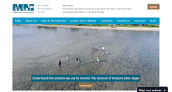 Desktop Screenshot of malamamaunalua.org